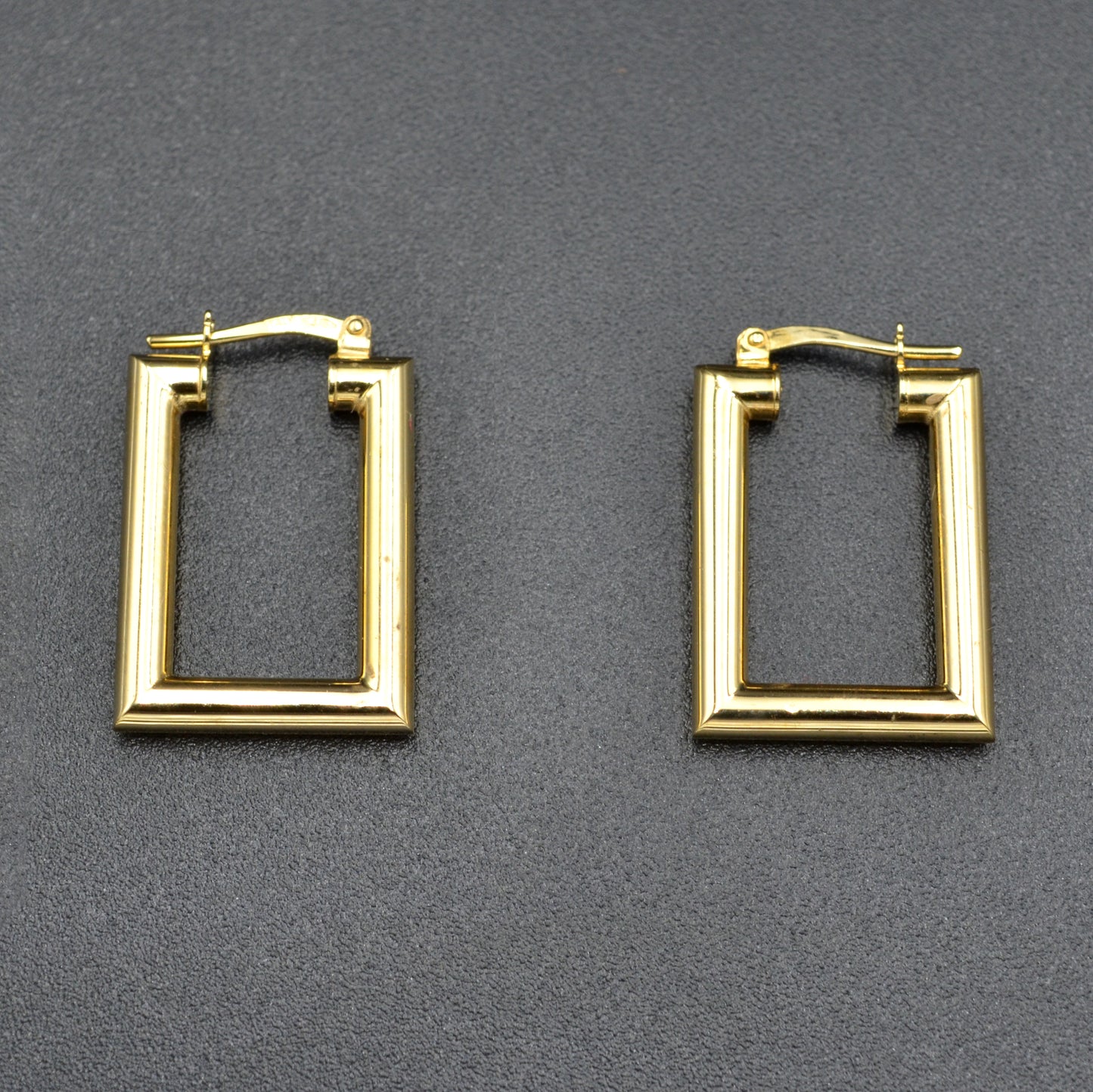 Golden Ratio Rectangle Hoop Earrings