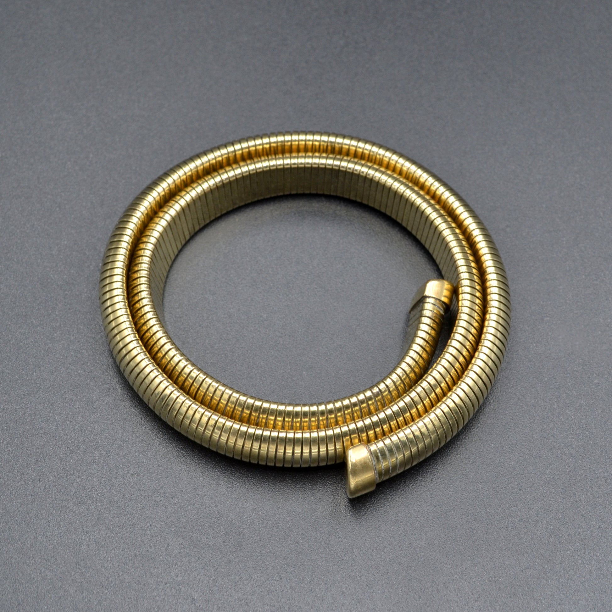 Vintage Gold Filled Tubogas Choker Necklace