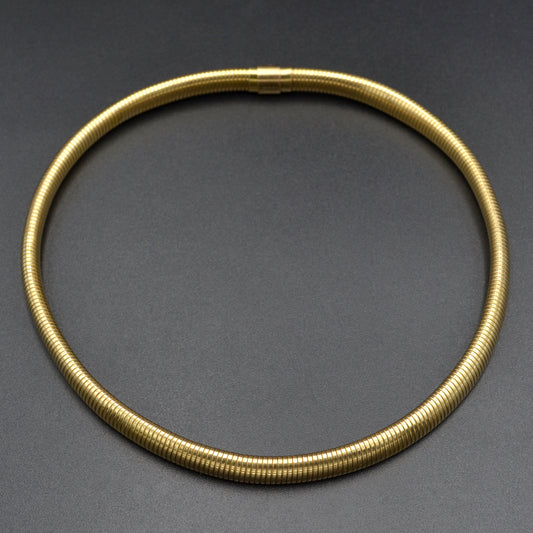 Vintage Gold Filled Tubogas Collar Necklace