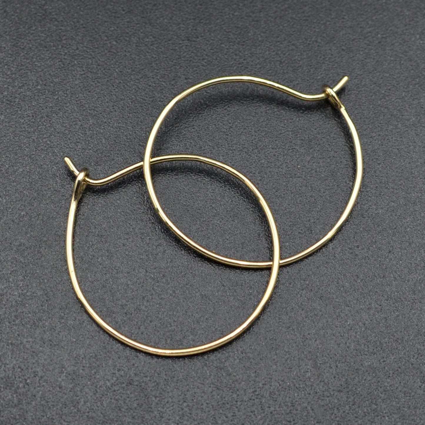 Handmade Gold Hoop Earrings