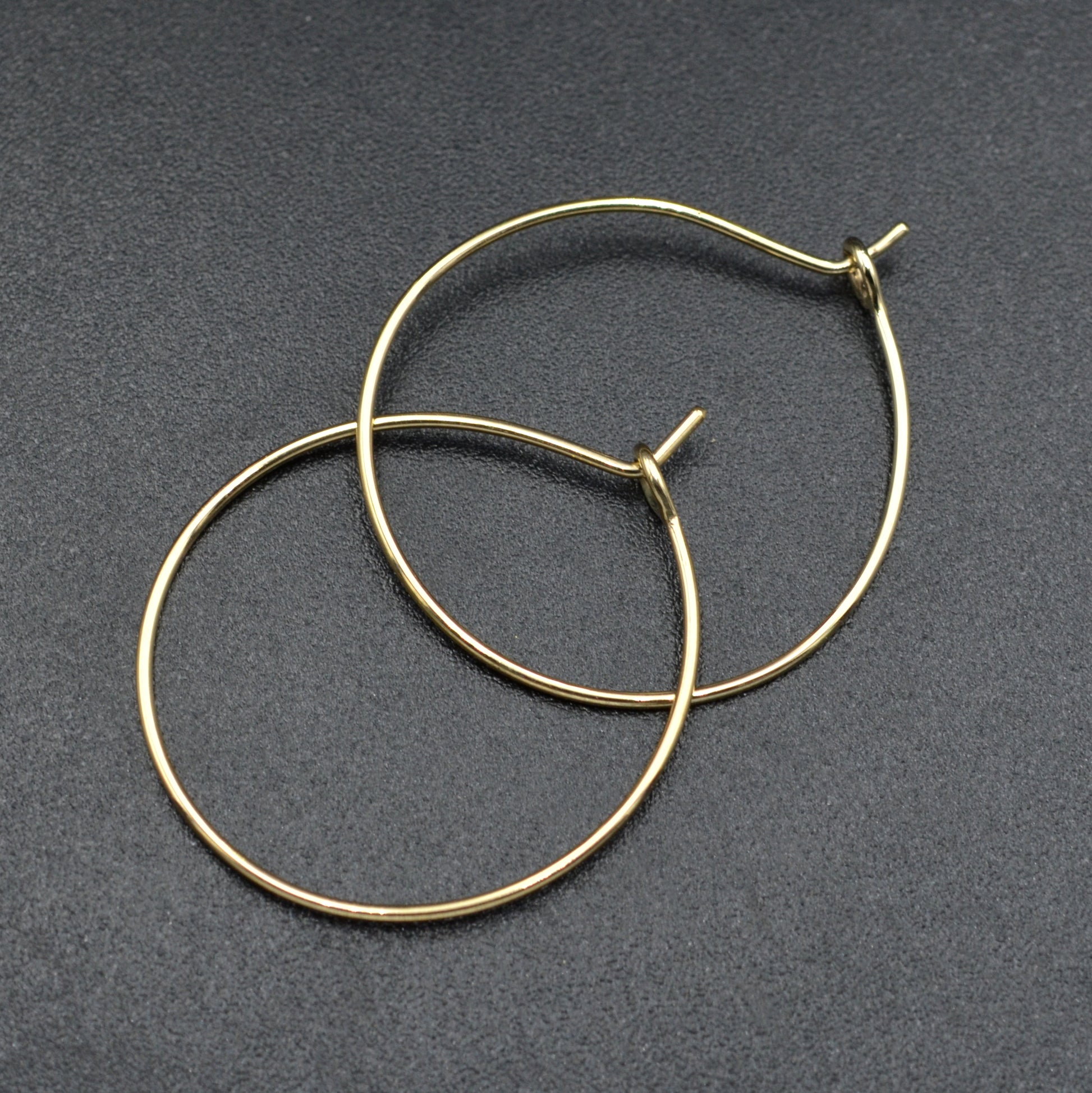 Handmade Gold Hoop Earrings
