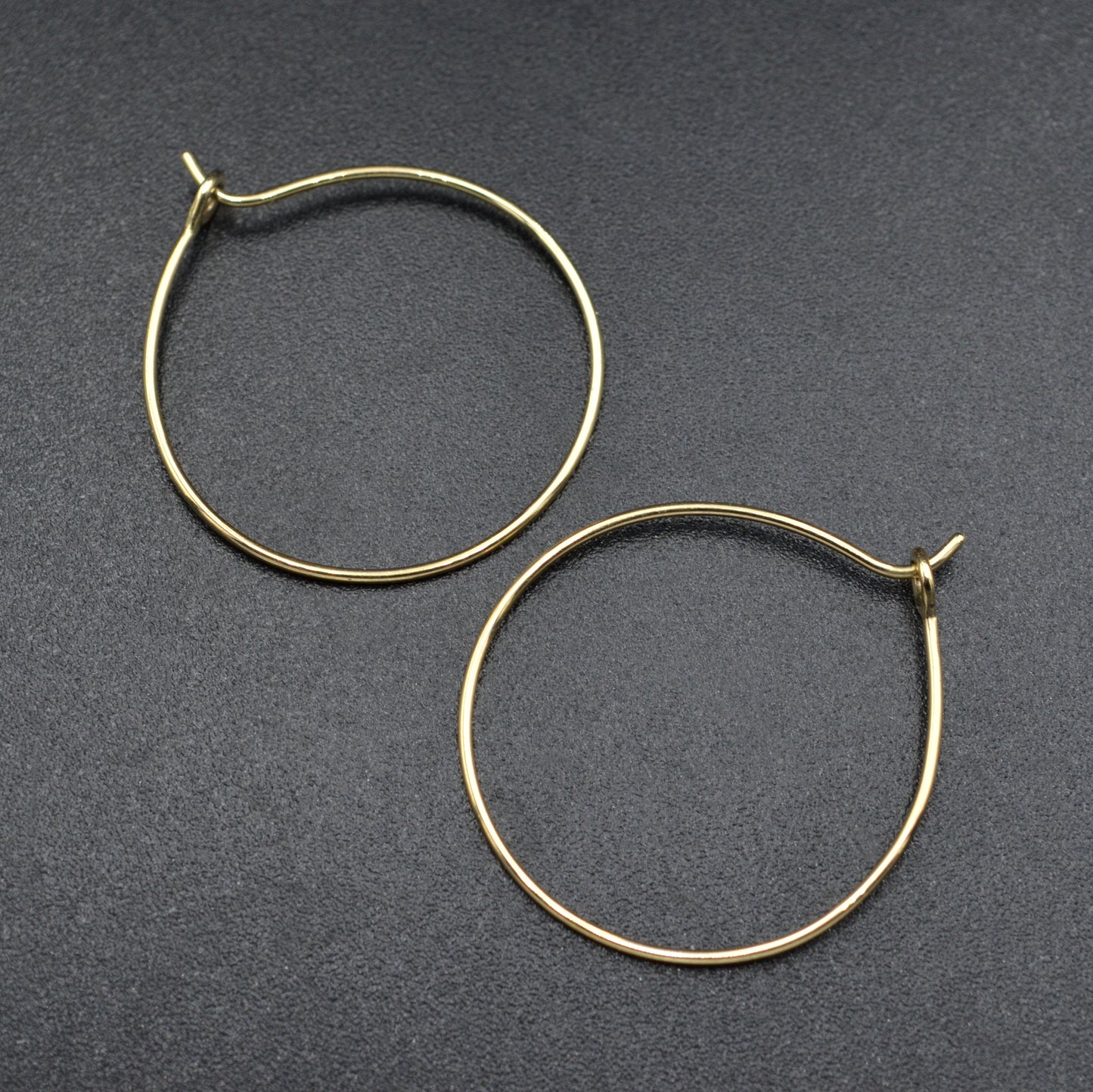 Handmade Gold Hoop Earrings