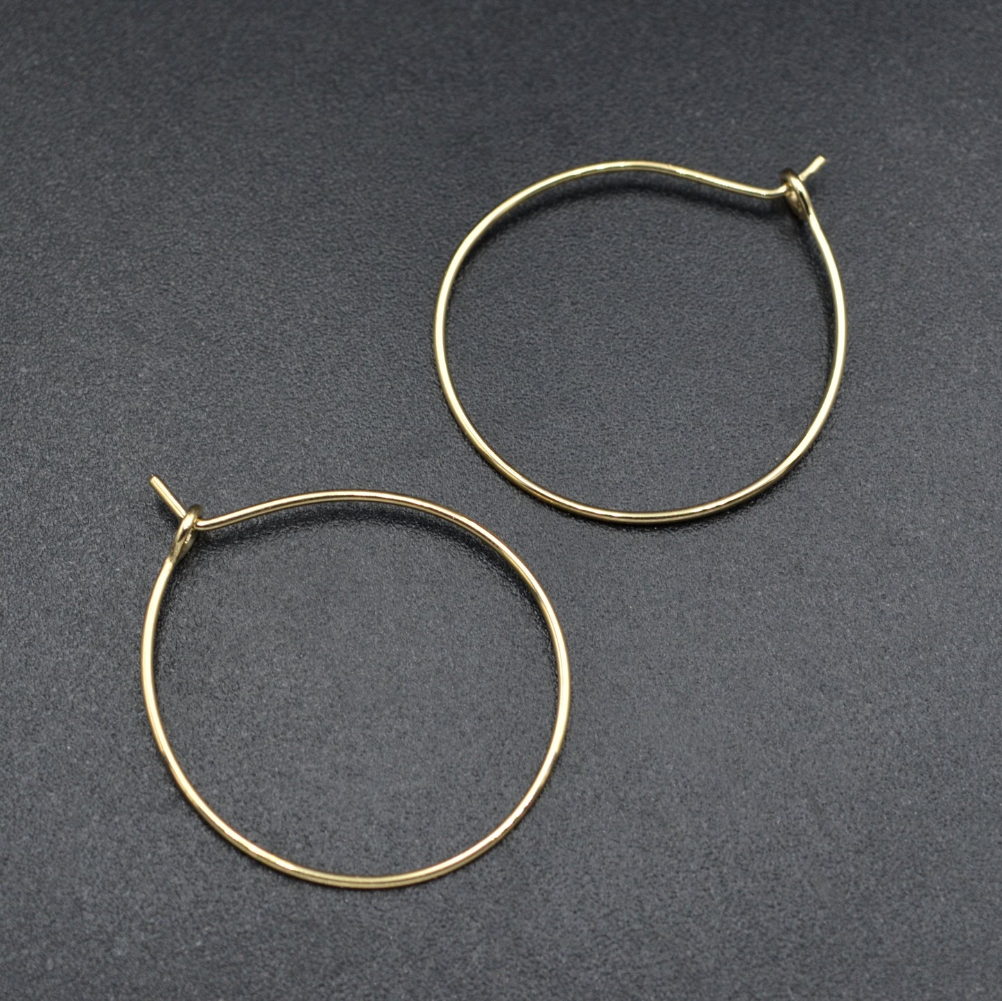 Handmade Gold Hoop Earrings