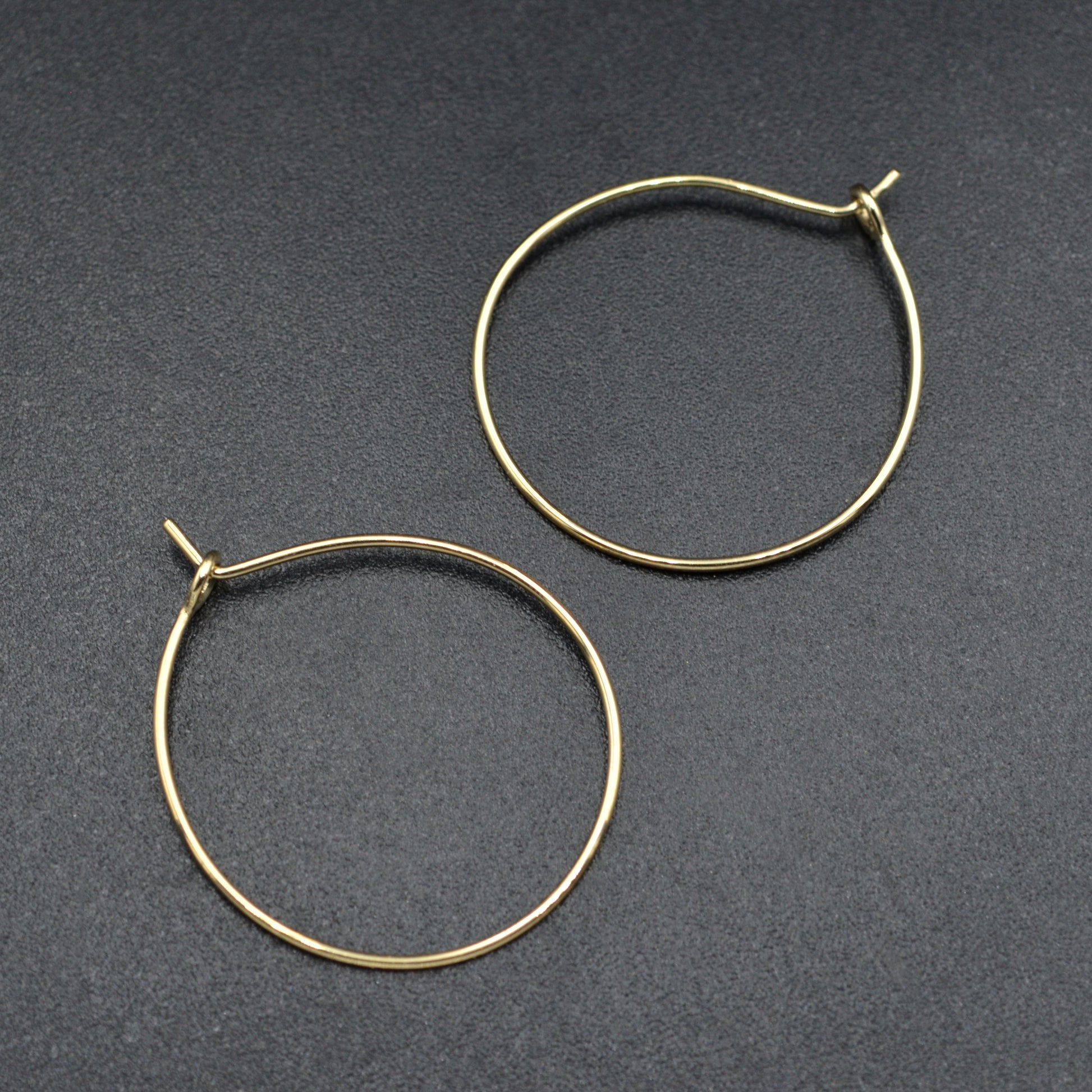 Handmade Gold Hoop Earrings