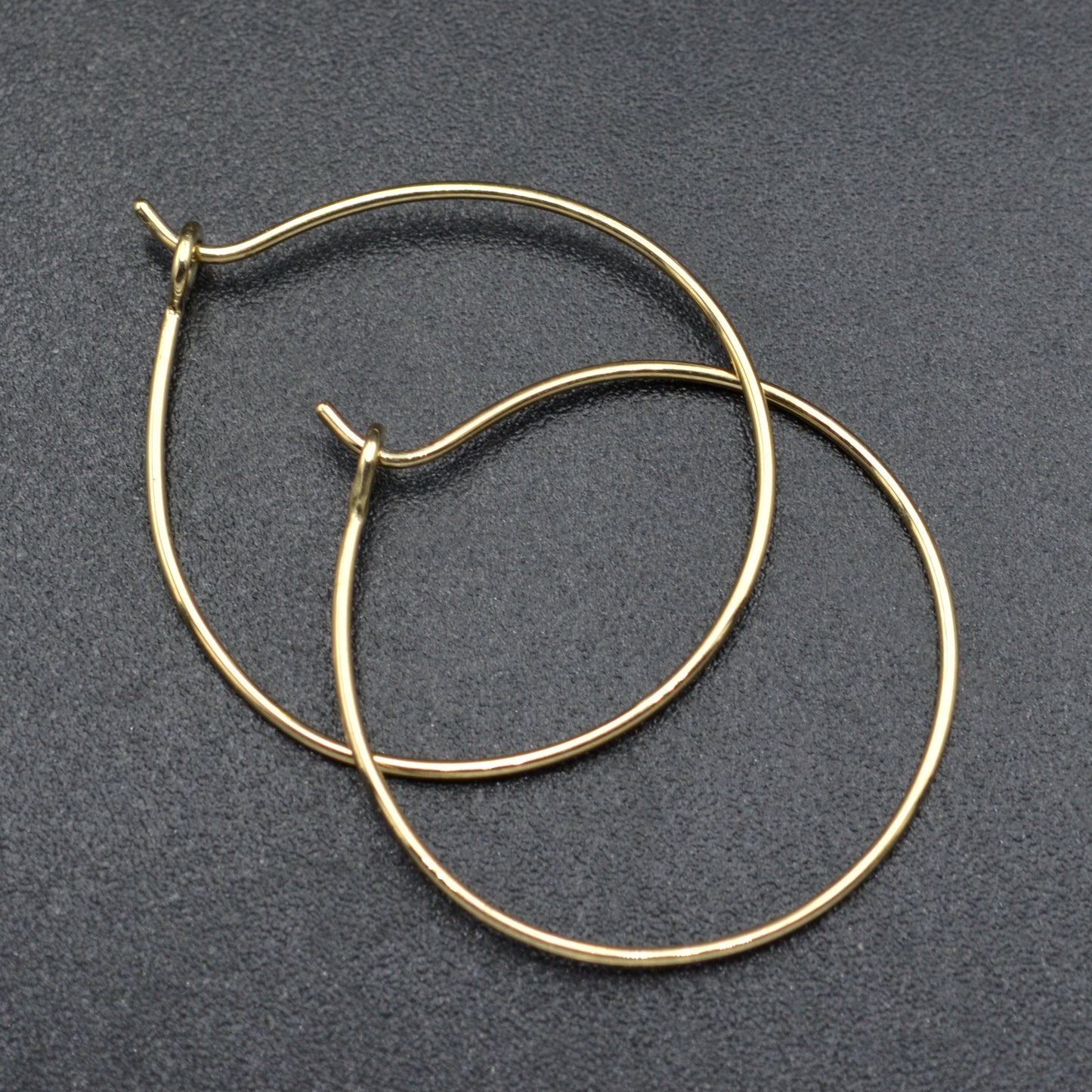 Handmade Gold Hoop Earrings