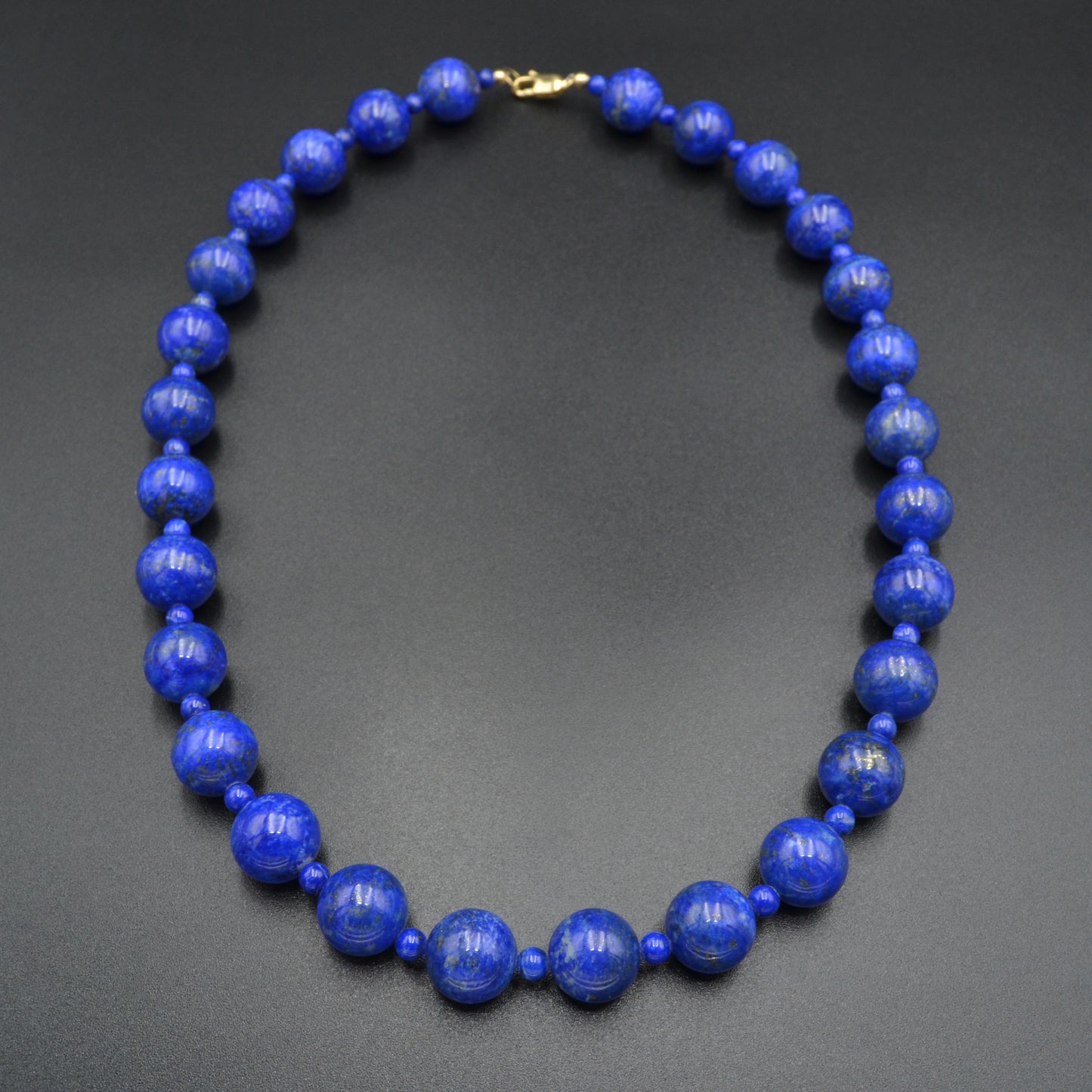 Beaded Lapis Lazuli Necklace
