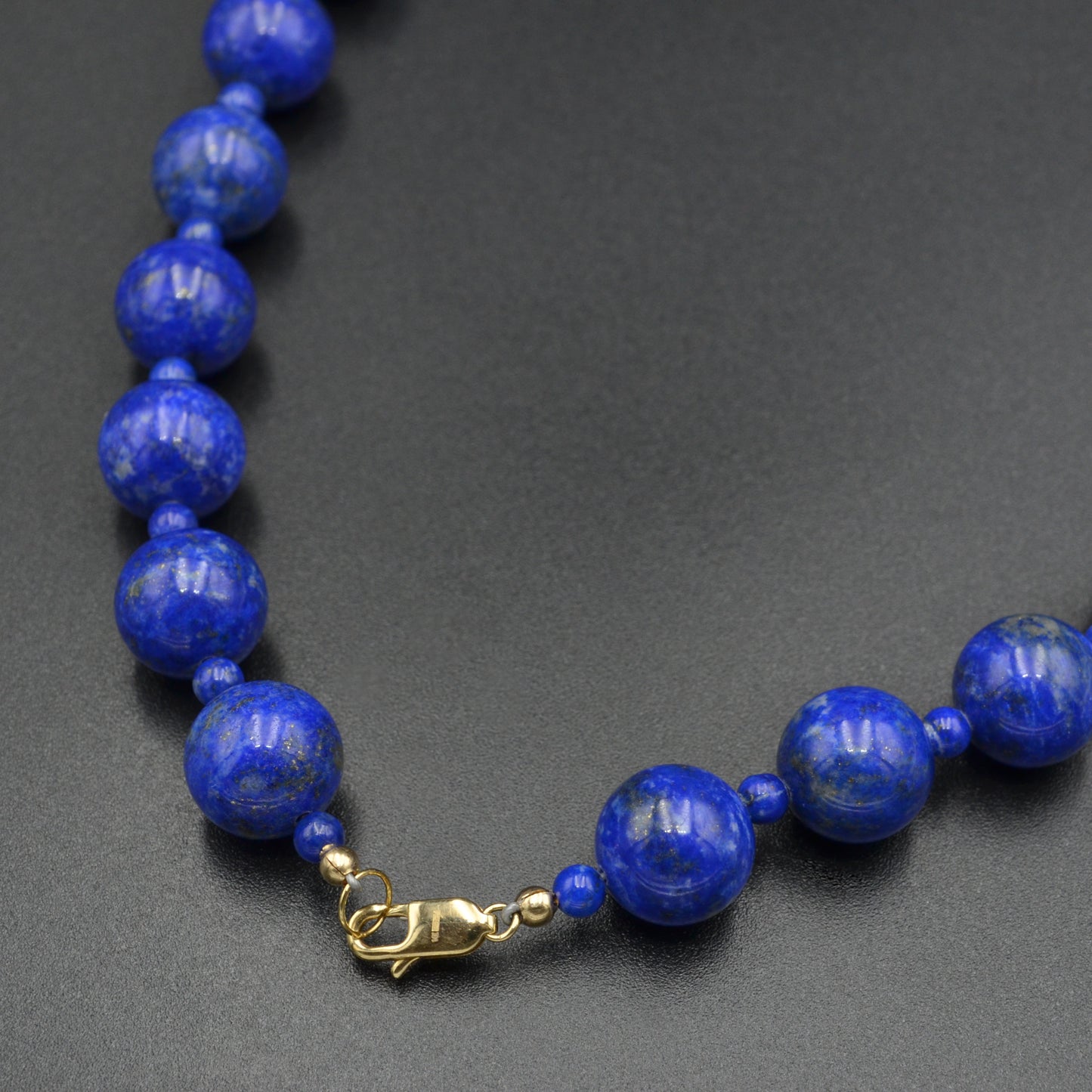 Beaded Lapis Lazuli Necklace