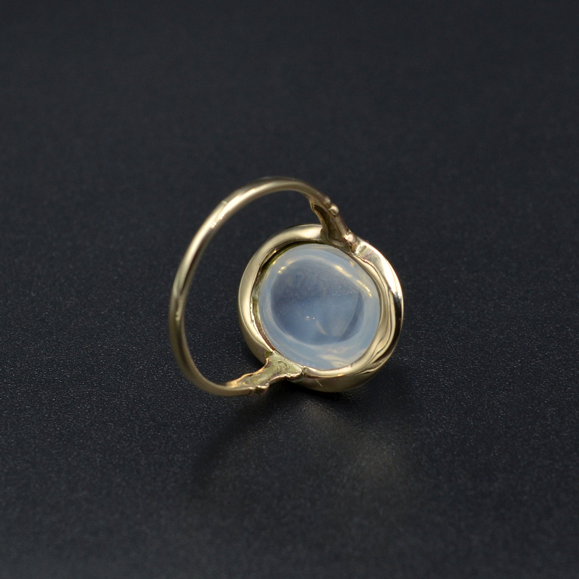 Antique Moonstone and 10k Gold Ring