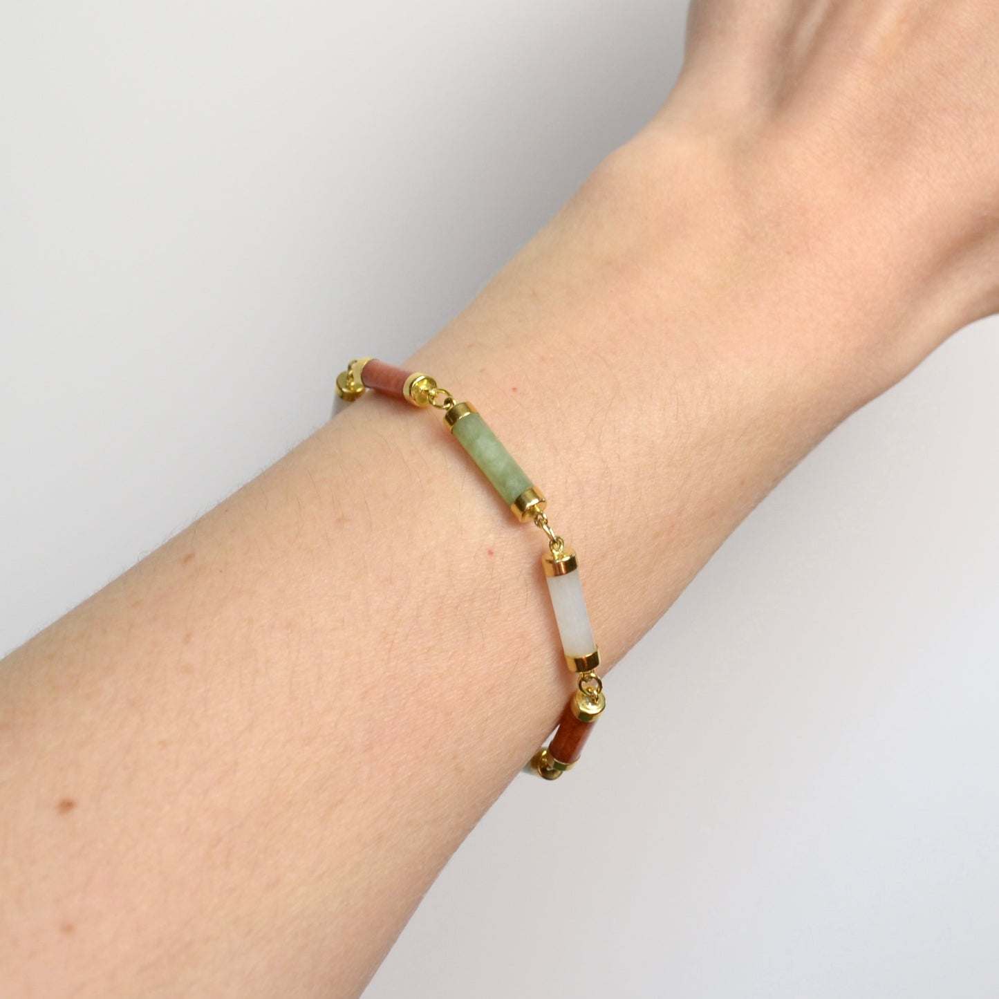 Jade Link Bracelet
