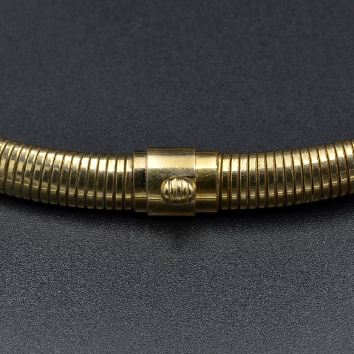 Vintage Tubogas Gold-Filled Collar Necklace
