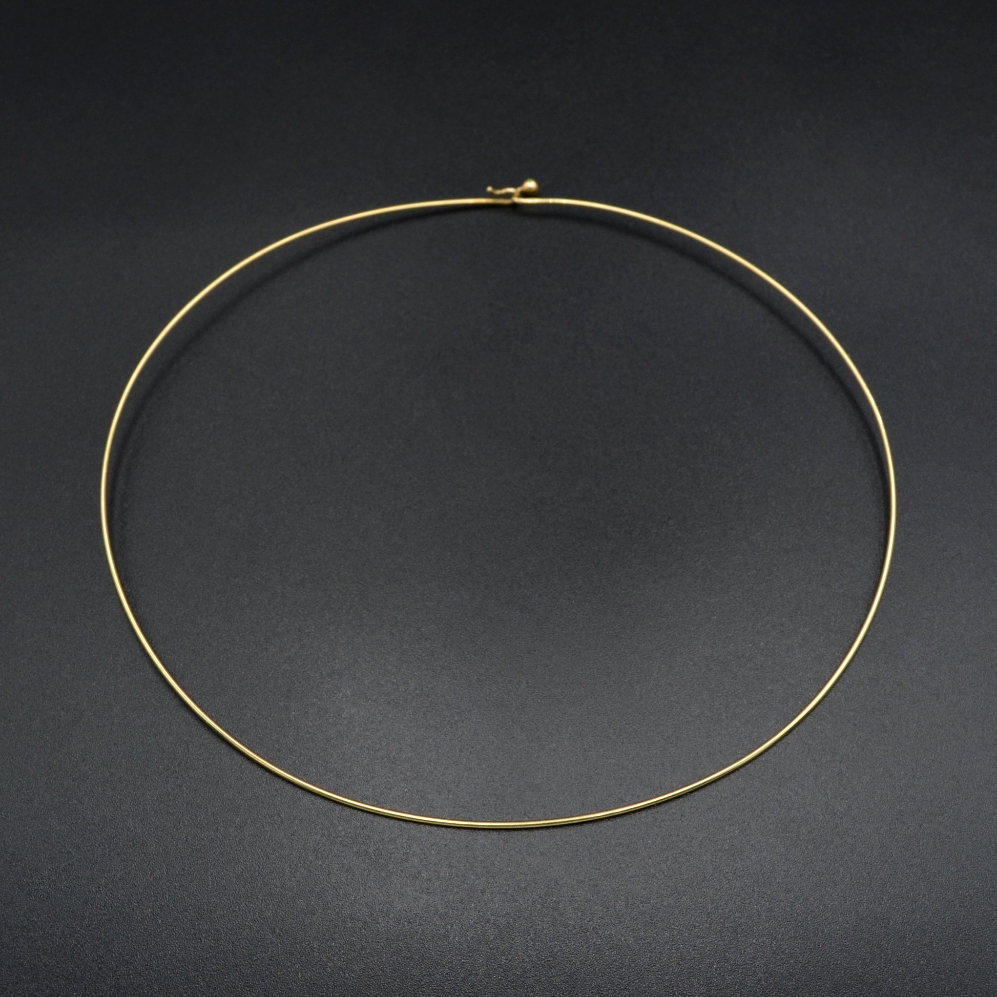 Vintage Omega 14k Gold Wire Collar Torque Necklace II