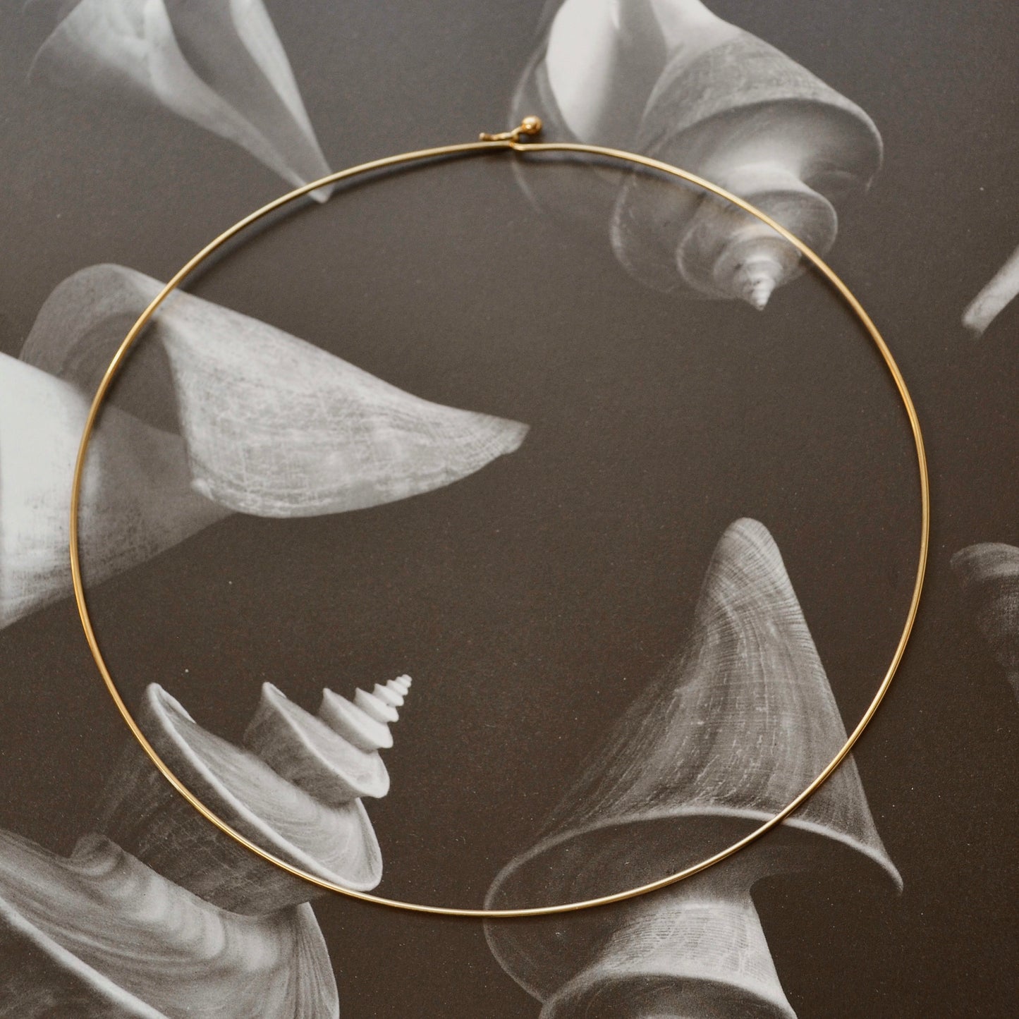 Vintage Omega 14k Gold Wire Collar Torque Necklace II