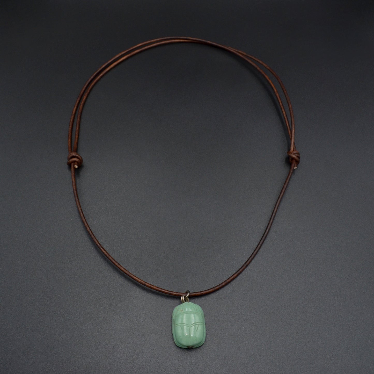 Turquoise Scarab Necklace