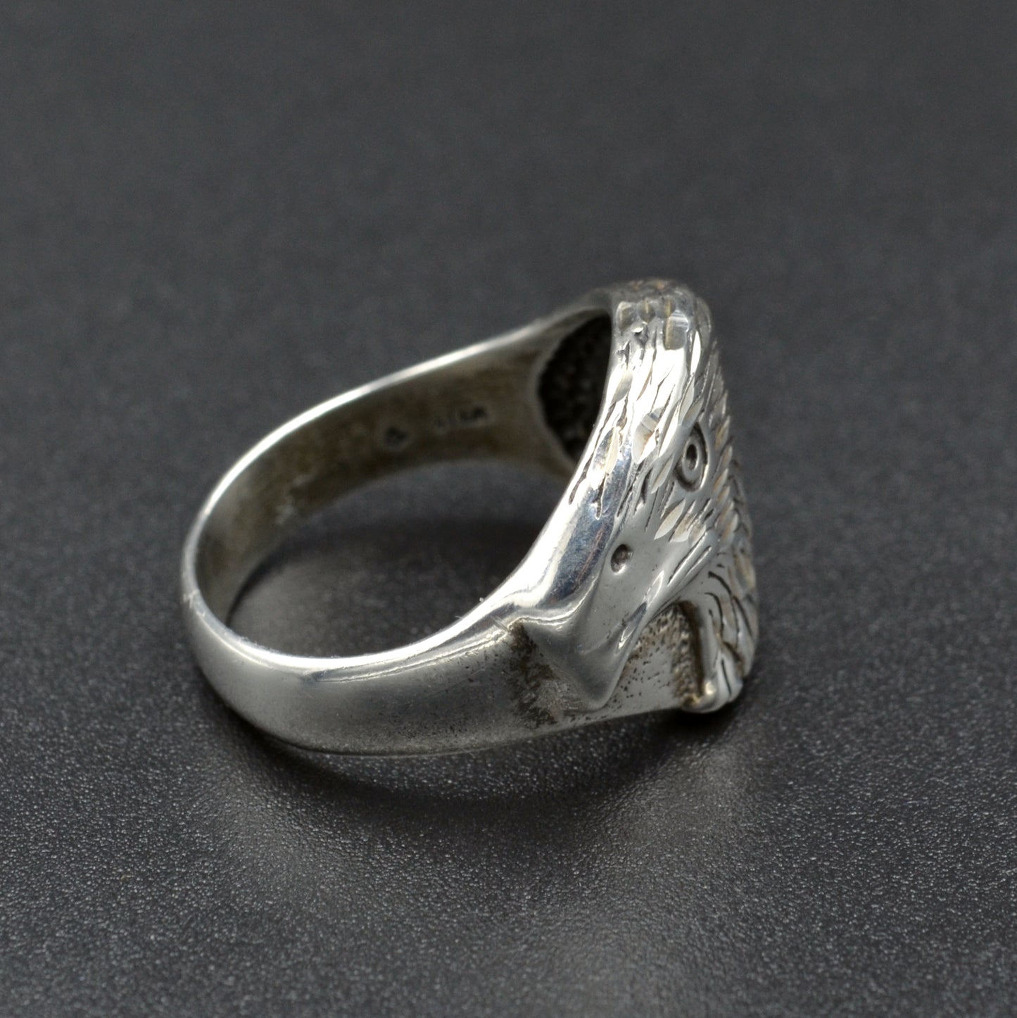 Silver Eagle Ring