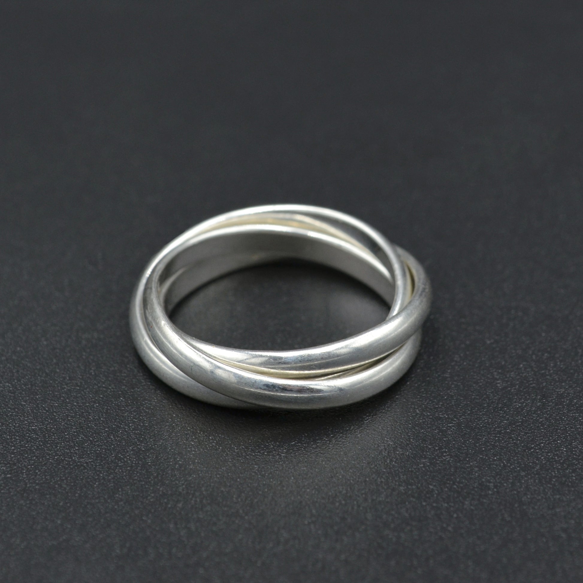 Vintage Sterling Silver Rolling Ring
