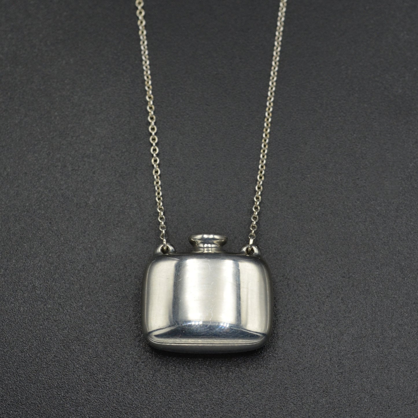 Elsa Peretti Silver Bottle Necklace