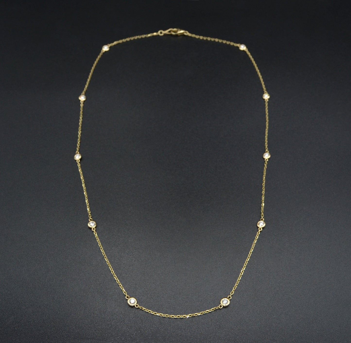 Diamond Station Necklace - 0.75 CTW