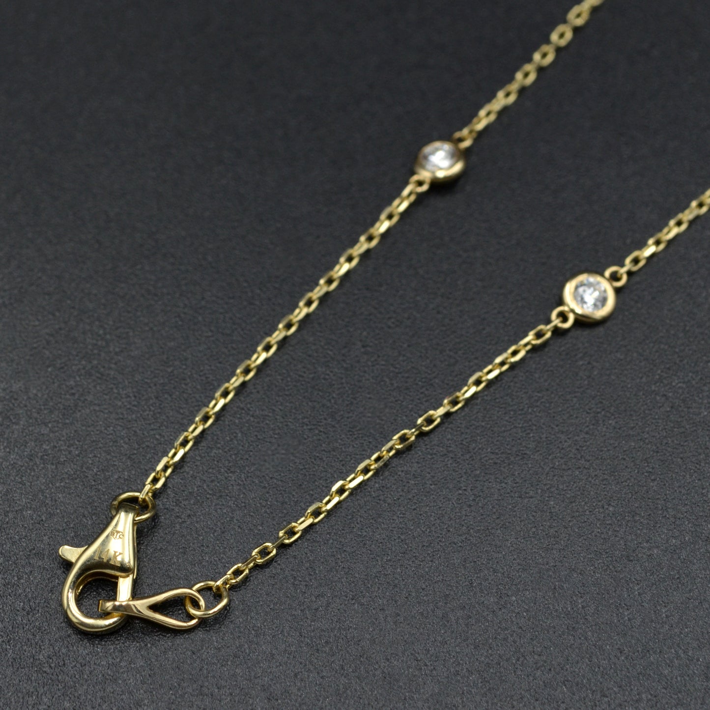 Diamond Station Necklace - 0.75 CTW