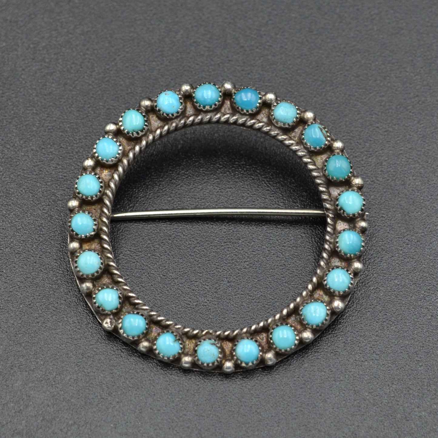 Zuni Turquoise Brooch