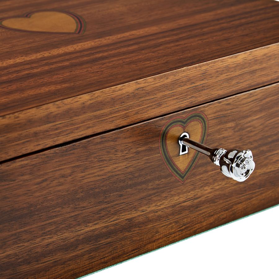 WOLF Ballet Musical Jewelry Box – Sleeping Beauty Walnut Wood