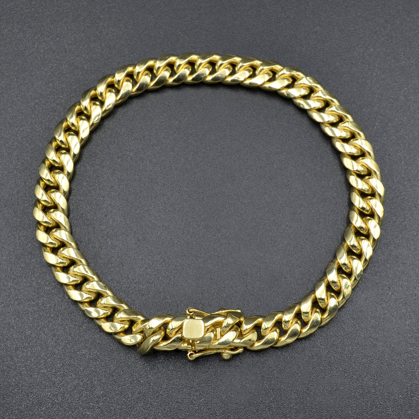 Cuban Curb Link 10k Gold Bracelet