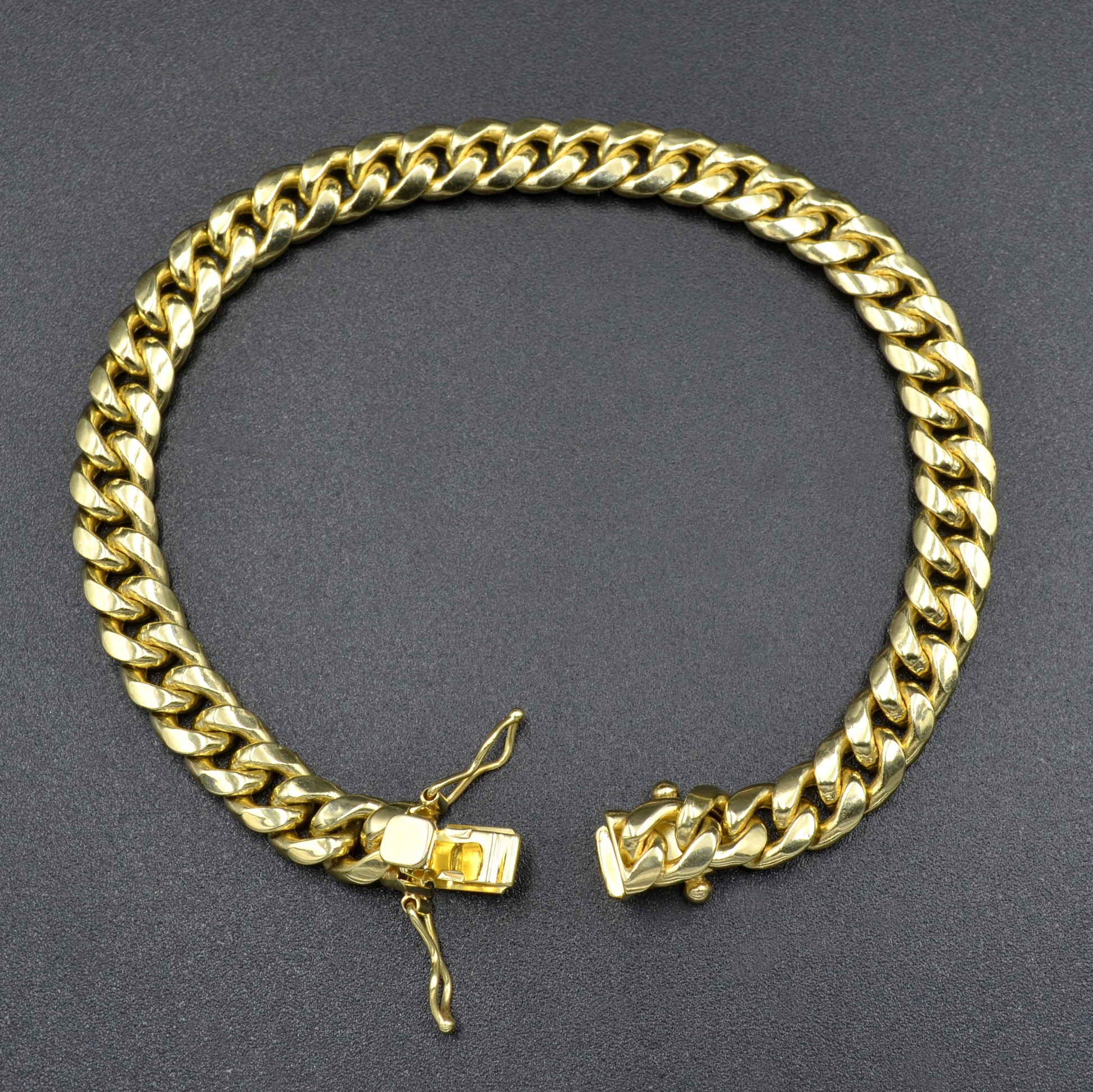 Cuban Curb Link 10k Gold Bracelet