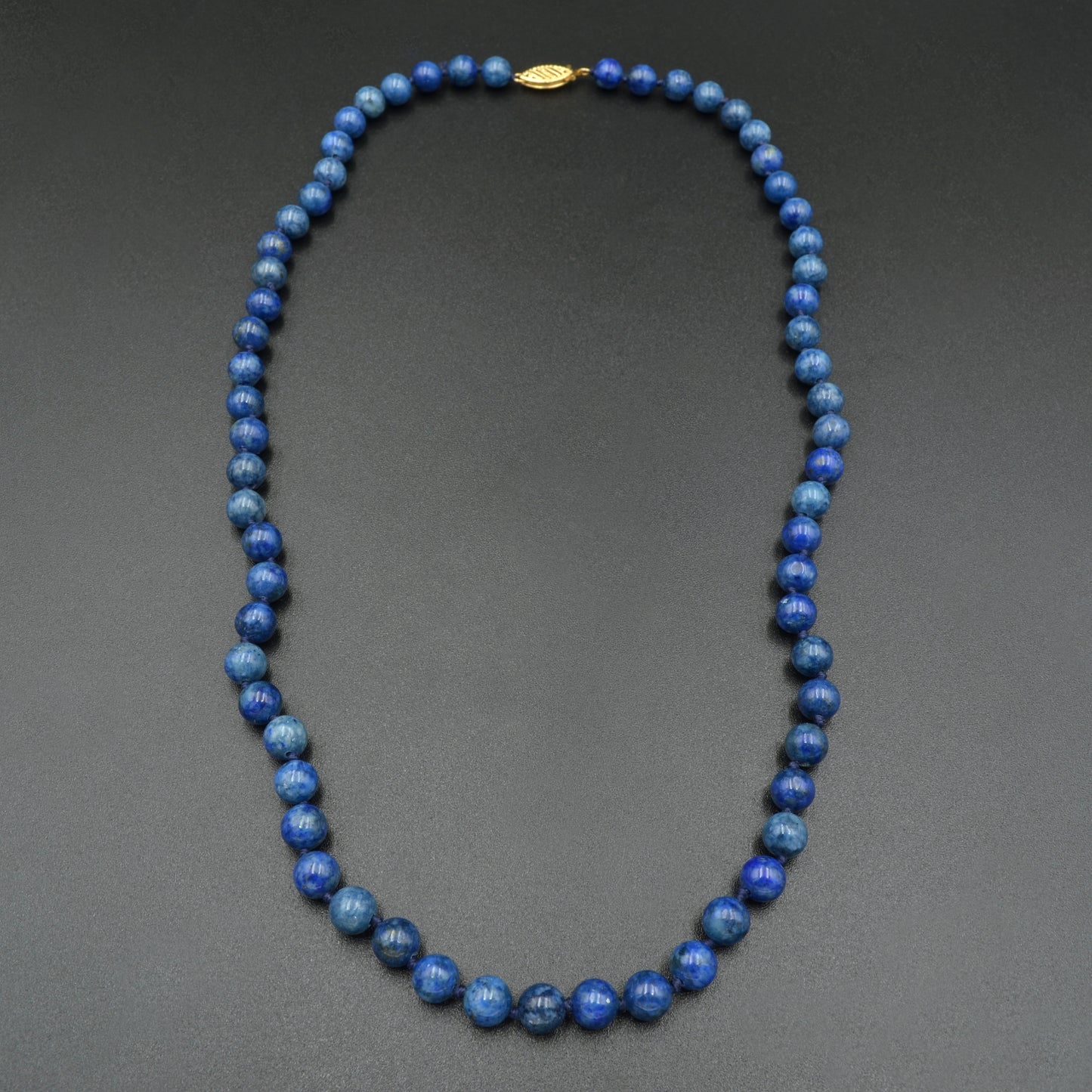 Knotted Lapis Necklace