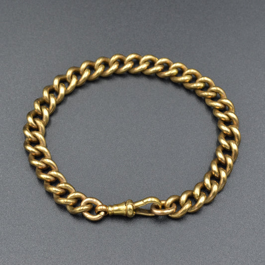 Antique Curb Link Bracelet