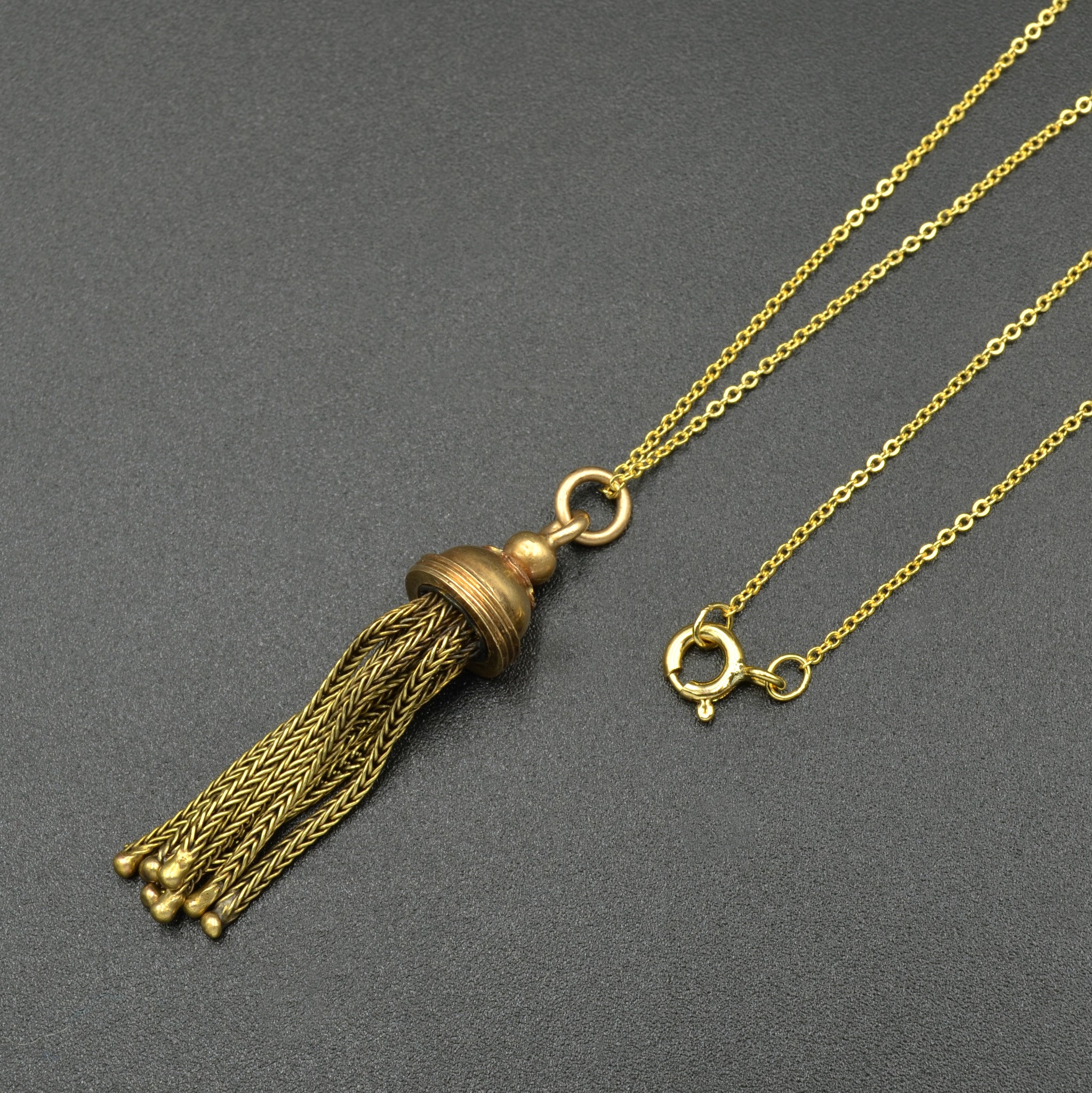 Tassel outlet Charm Necklace In gold