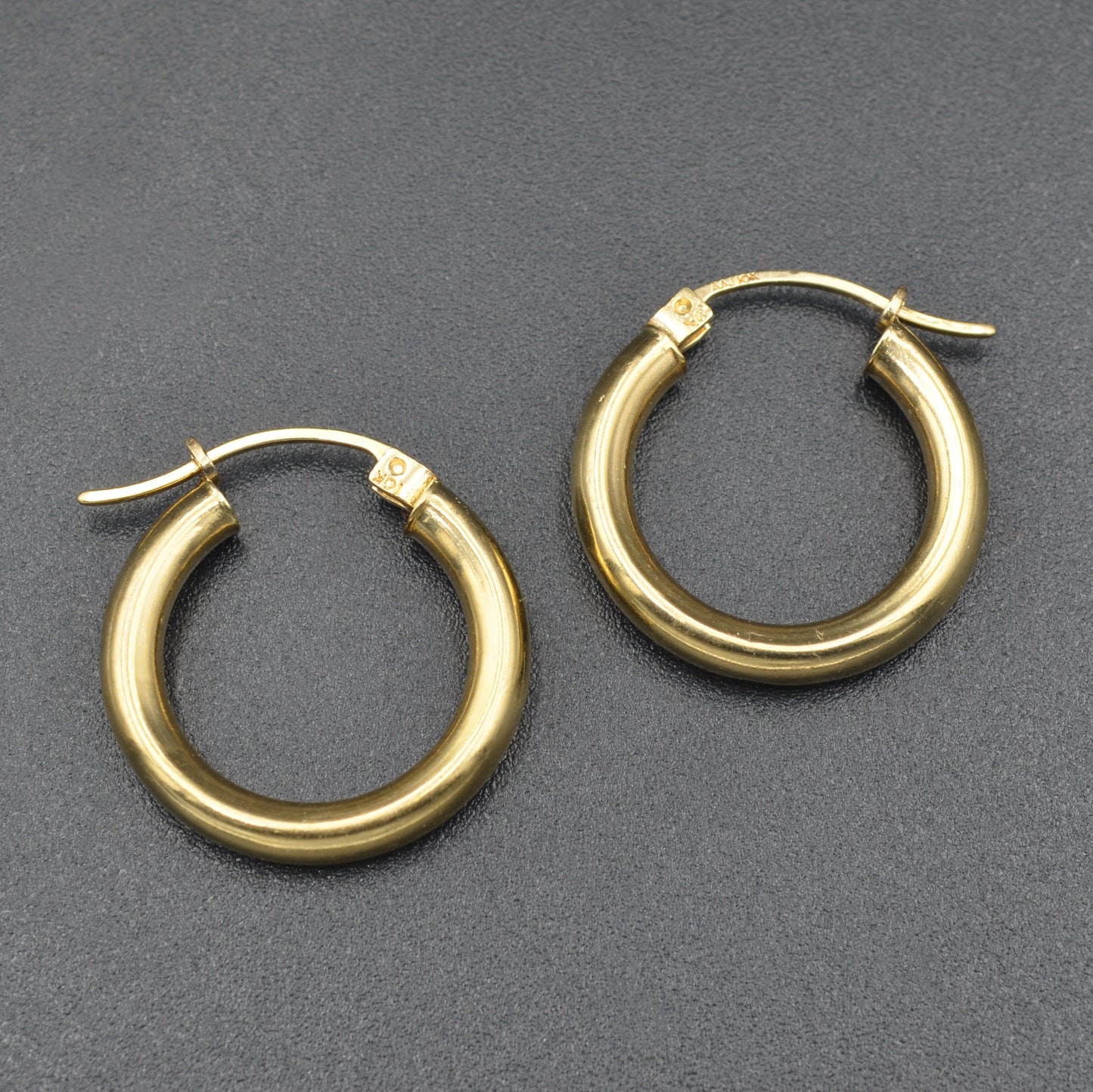 Chunky Gold Hoop Earrings