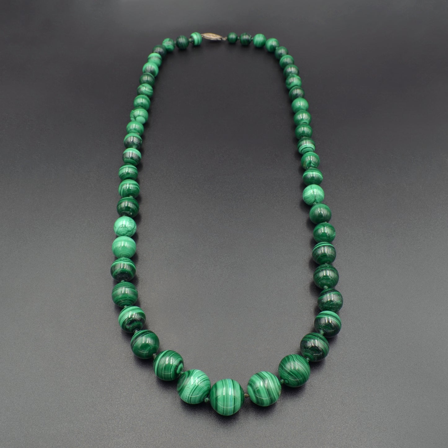 Knotted Malachite Necklace