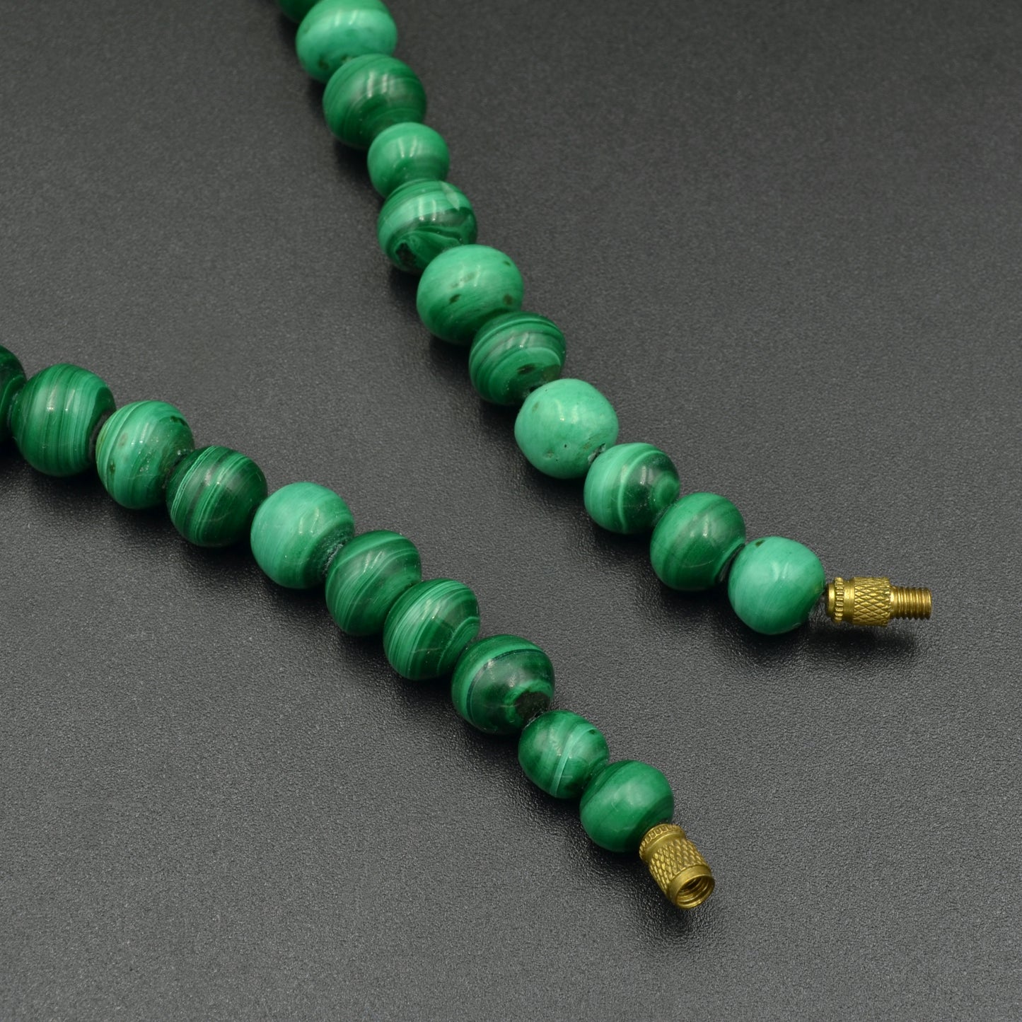 Graduated Malachite Necklace