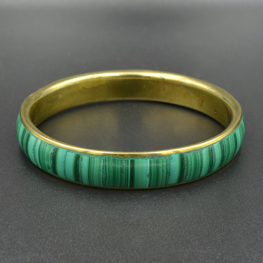 Malachite Bangle Bracelet