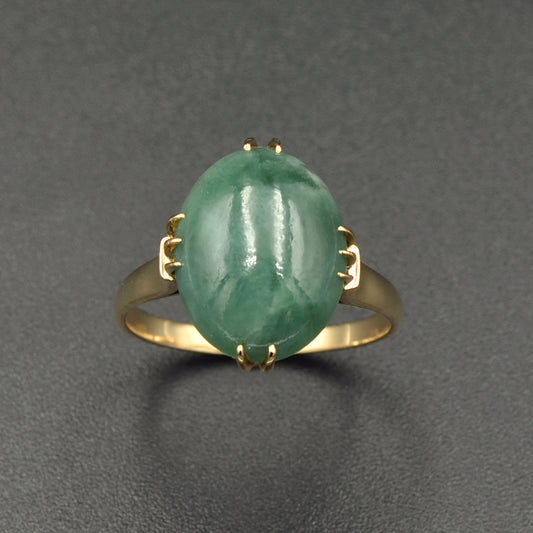 Jade and Gold Ring