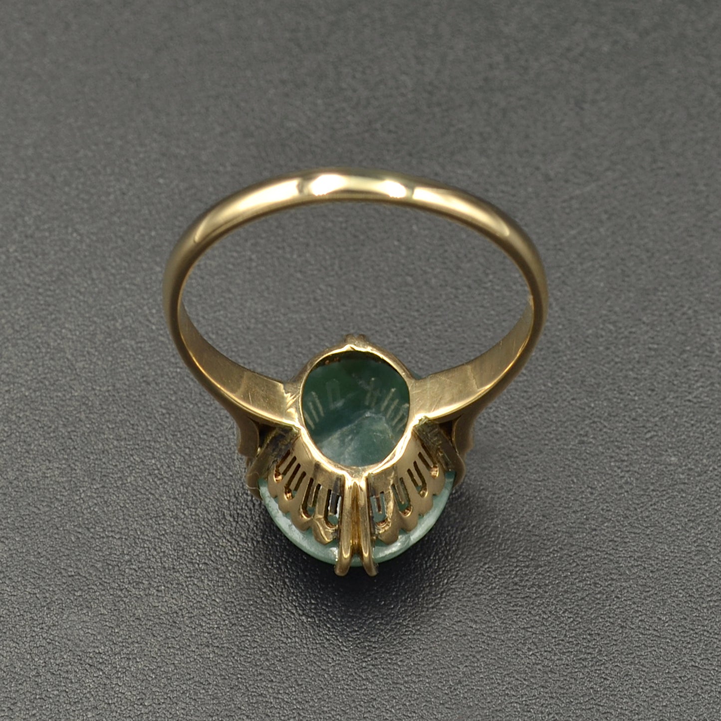 Jade and Gold Ring