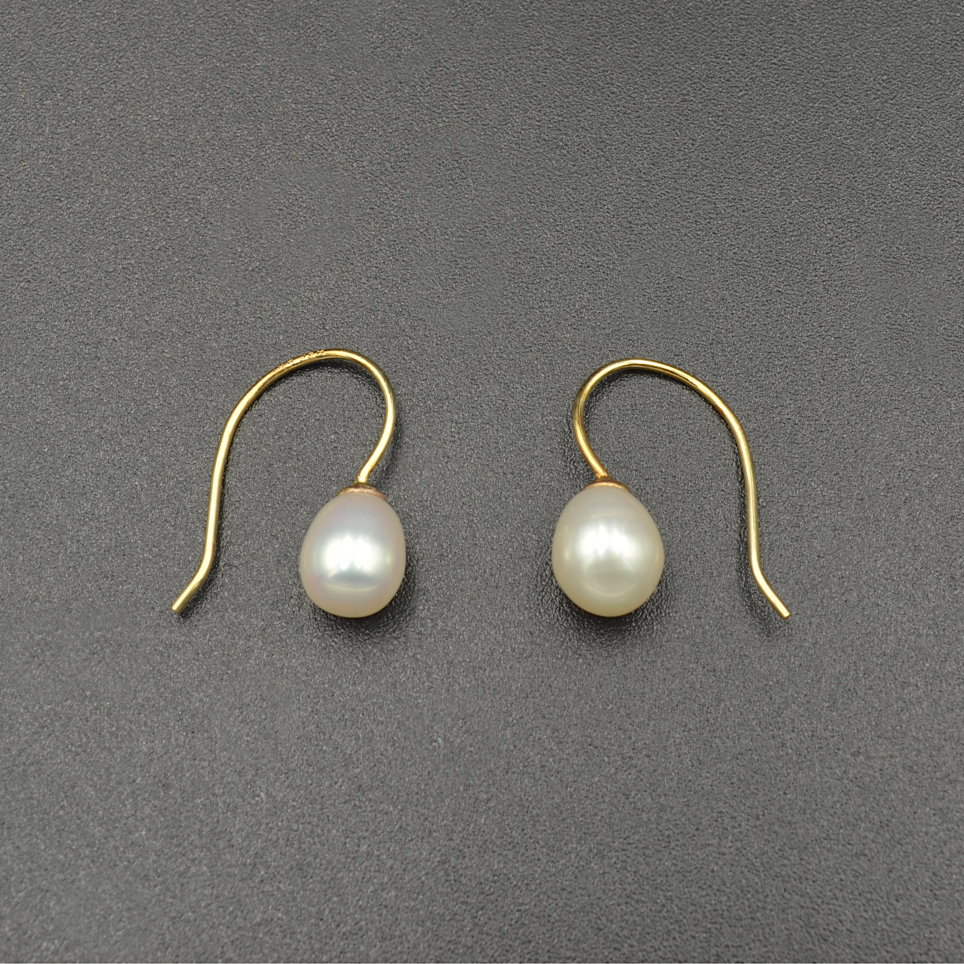 Pearl and Gold French Wire Earrings – Marika Gems