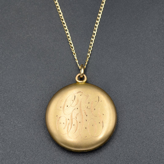 Antique Petite Victorian Gold-filled Locket