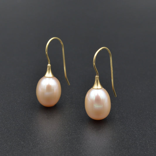 Pearl and French Wire Earrings